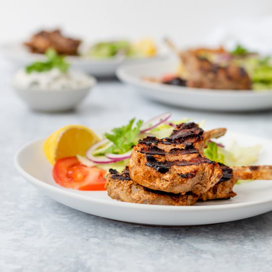 Spicy Indian Lamb Chops