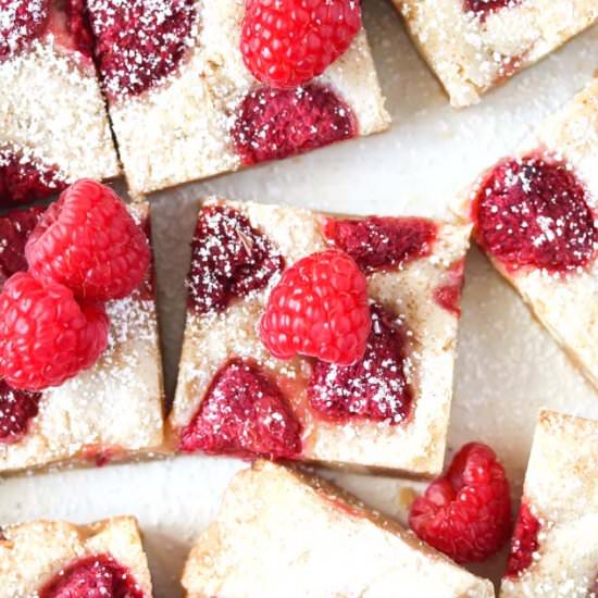 White Chocolate Raspberry Blondies