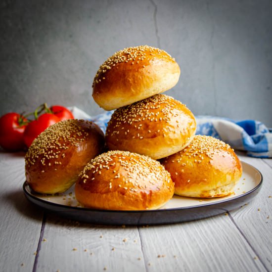 Soft and Fluffy Hamburger Bun