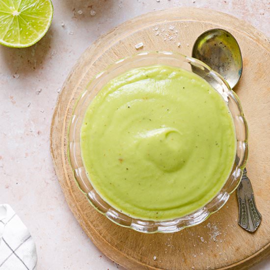 Quick & Easy Vegan Avocado Dressing