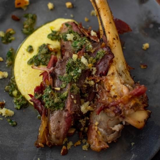 Smoked Lamb Shanks