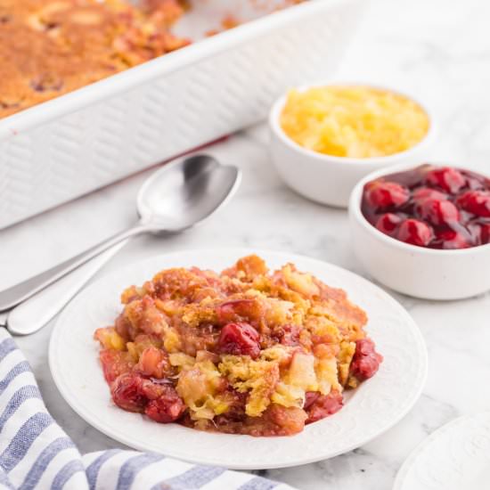 Cherry Pineapple Dump Cake