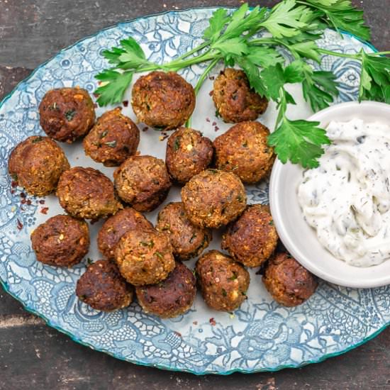 Vegan Eggplant “Meatballs”