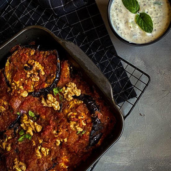 Easy Keto Cheesy Eggplant Casserole