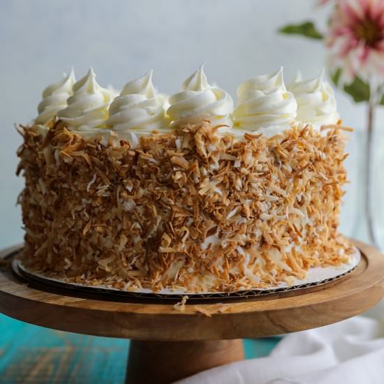 Coconut Dulce De Leche cake