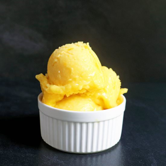 Easy Mango Sorbet
