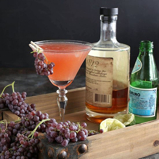 Grape Bourbon Smash