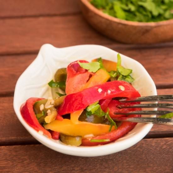 How to Grill Peppers