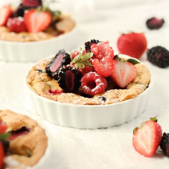 One Bowl Berry Olive Oil Cake