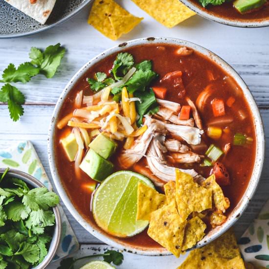 Mexican Soup with Chicken