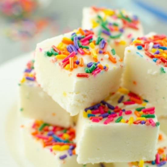 Birthday Cake Fudge