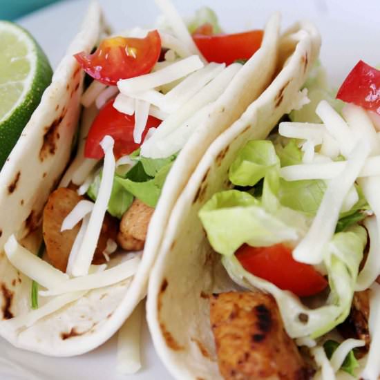 Easy Chicken Lime Tacos