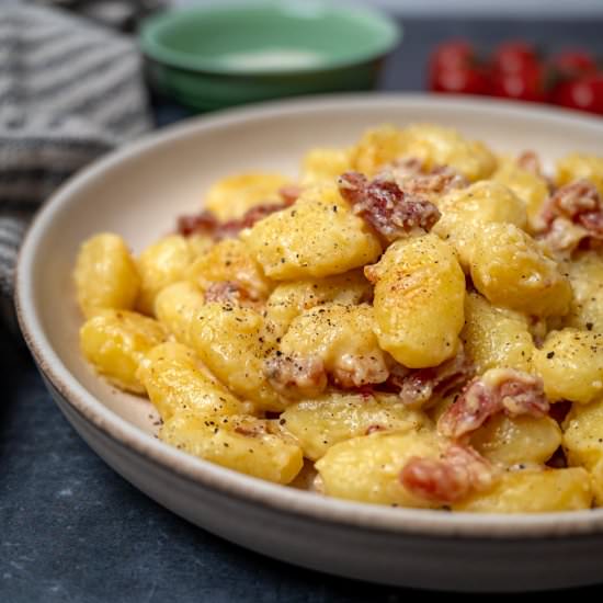 Gnocchi Carbonara
