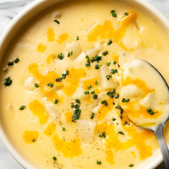 cheesy potato soup