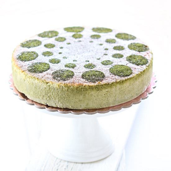 Soufflé Matcha Cheesecake