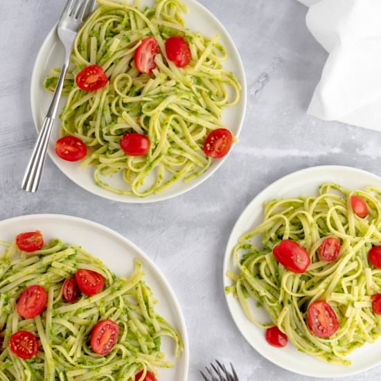 Nut-Free Pesto Pasta