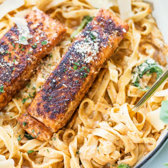 Cajun Salmon Pasta