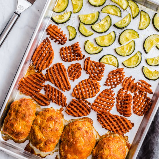 Mini Meatloaves Sheet Pan Meal