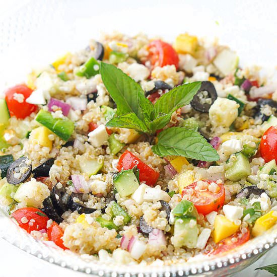 Easy Zucchini Quinoa Salad