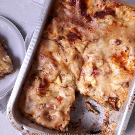 Lasagne ( beef, butternut,spinach)