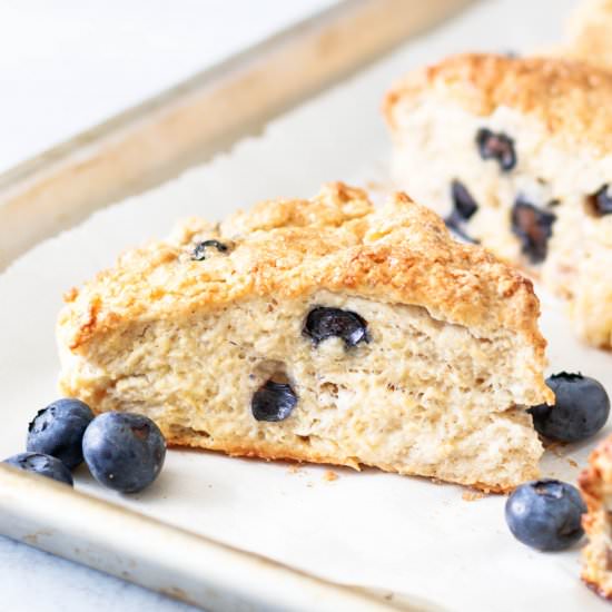 Tender Blueberry Scones Recipe
