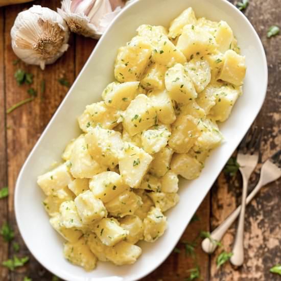 Classic Spanish Potatoes with Aioli