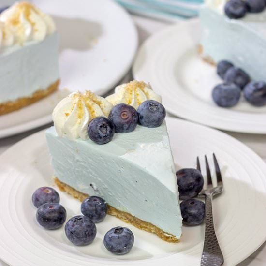 No Bake Blueberry Cheesecake