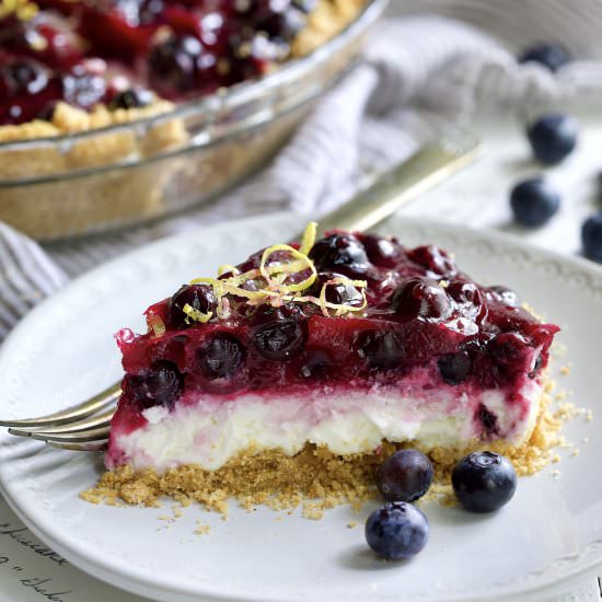 Blueberry Cream Cheese Pie
