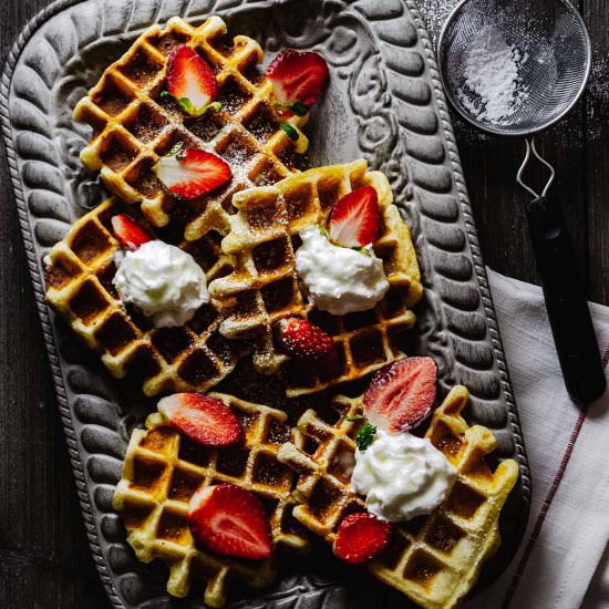 Buttermilk Belgian Waffles