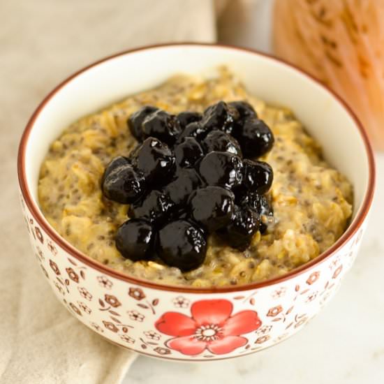 Milk Tea Bubble Tea Oatmeal