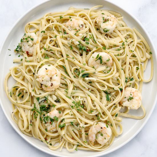 Dairy Free Shrimp Scampi