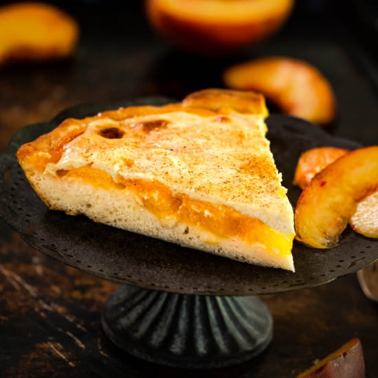 Fresh Peach Kuchen Recipe