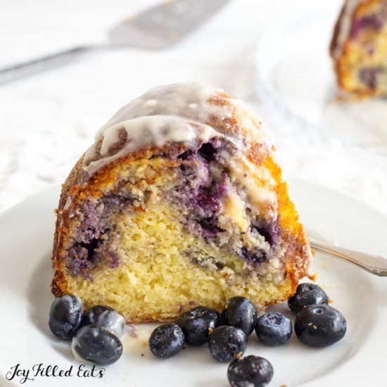 Keto Blueberry Cake