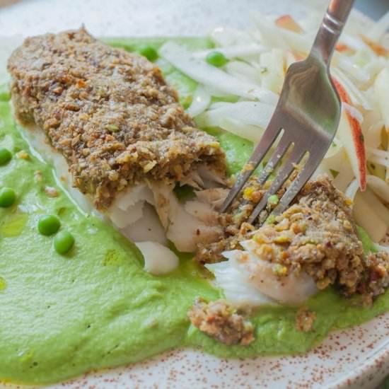 pistachio crusted fish