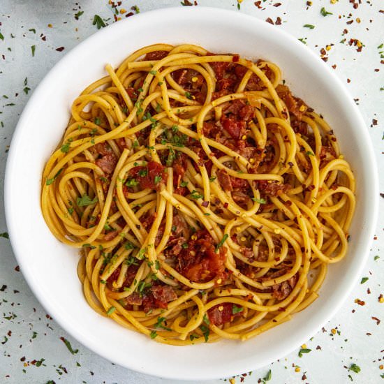Bucatini all’ Amatriciana