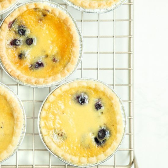 Blueberry Custard Tarts