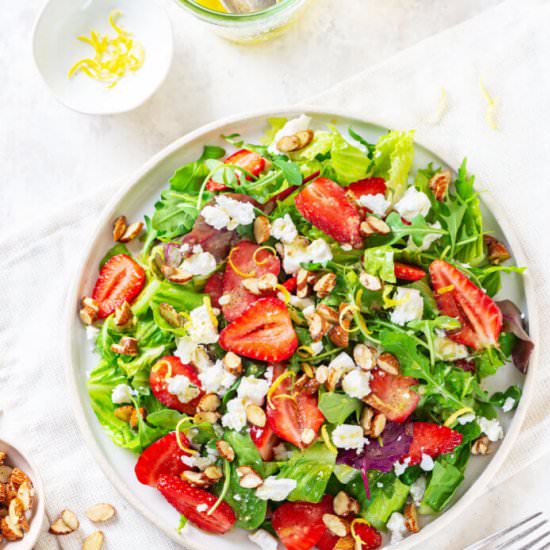 Summer Berry Salad With Goat Cheese