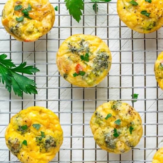 Vegetable Frittata Muffins