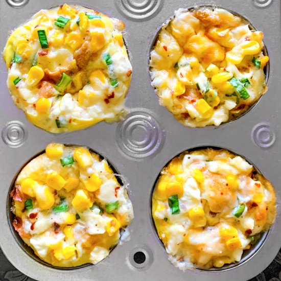 Sweet Corn Breakfast Muffins Cup