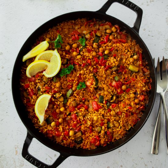 Summer Vegetable Paella