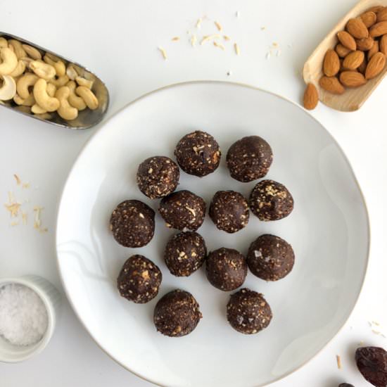 Chocolate Espresso Energy Bites