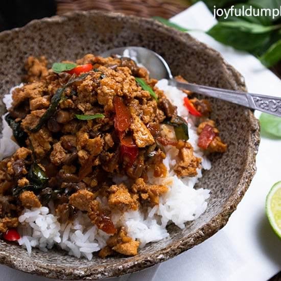 Thai Basil Stir Fry (Vegan)