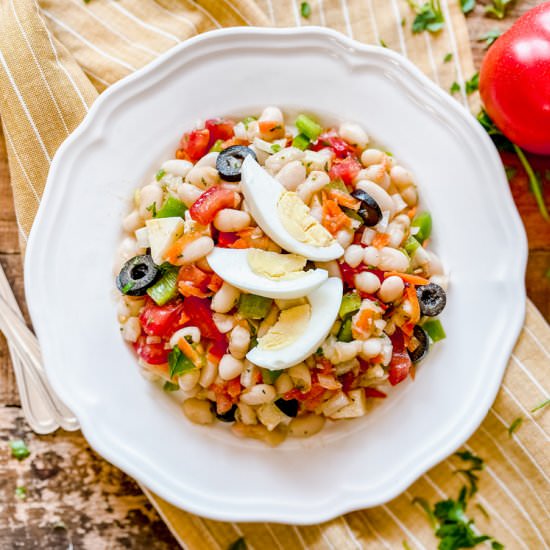 Classic Spanish White Bean Salad