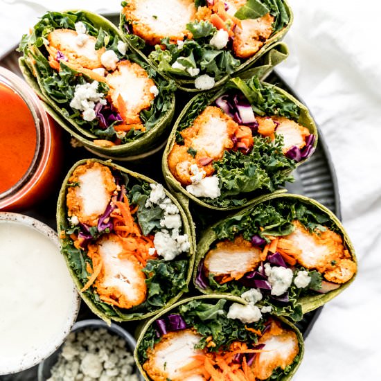 Heahtly Buffalo Chicken Wraps