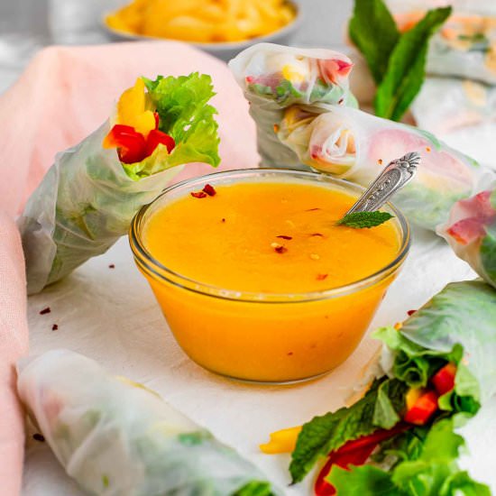 Easy Mango Fresh Rolls
