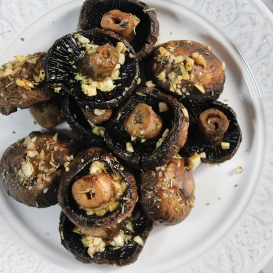 Garlic butter mushrooms