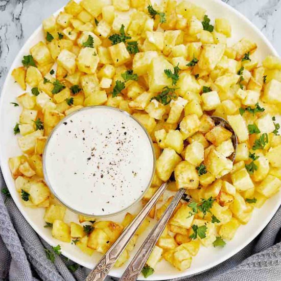 Air Fryer Potato Cubes