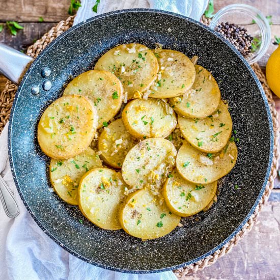 Lemon-Pepper Skillet Potatoes