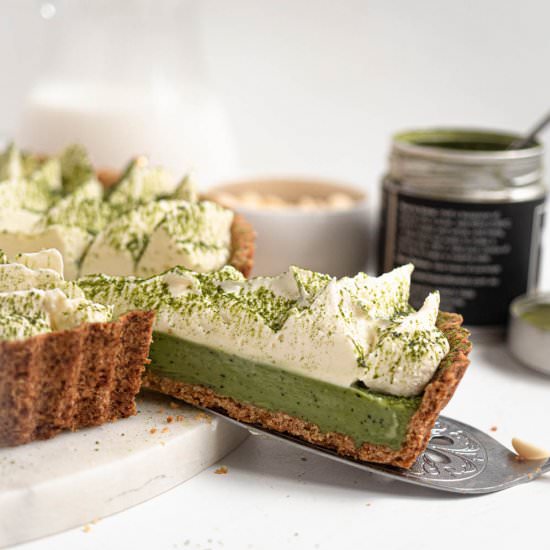 Matcha White Chocolate Tart