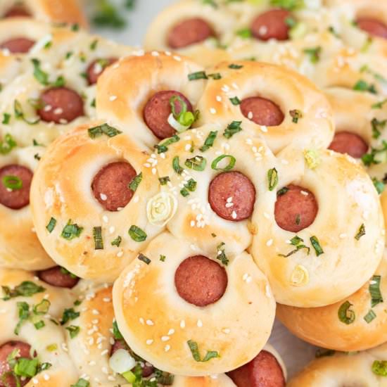 Hot Dog Flower Buns